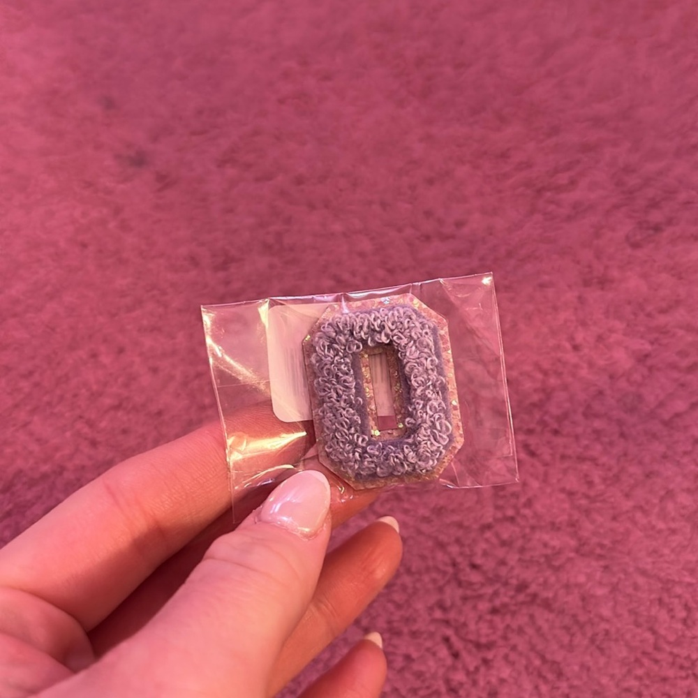 Light Purple Letter Patch “O” Stoney Clover Lane